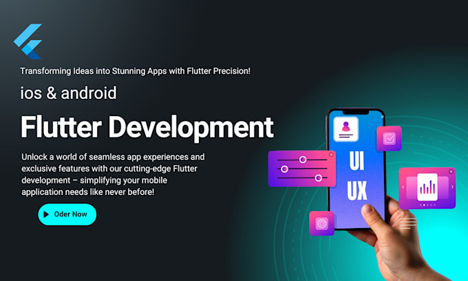 Bestseller - develop professional android and ios mobile app using flutter