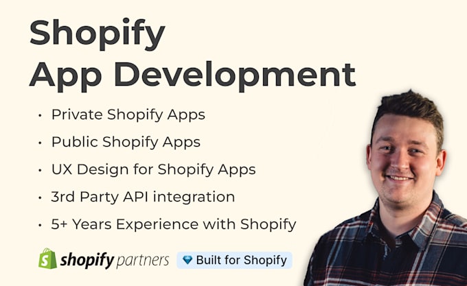 Bestseller - design and develop your public or private shopify app