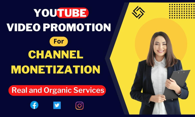 Gig Preview - Do organic youtube video promotion for channel monetization