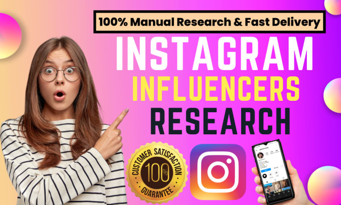 Gig Preview - Find best instagram influencer for your niche