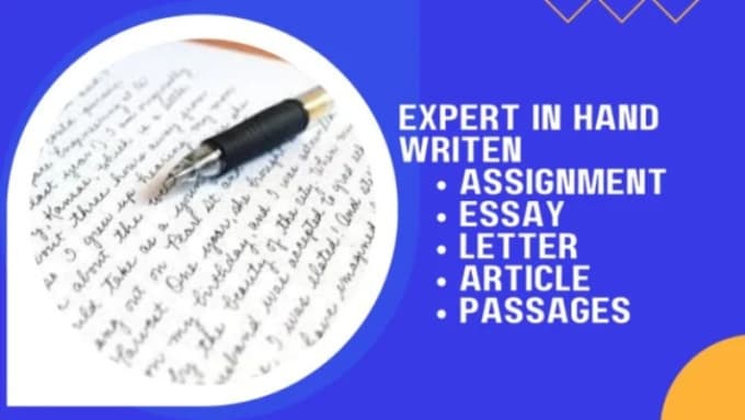 Gig Preview - Provide professional best handwriting assignment services