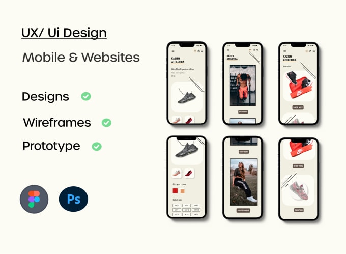 Gig Preview - Do UX UI design for mobile or desktop