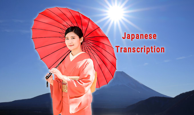 Gig Preview - Provide quality japanese transcription from audio or video