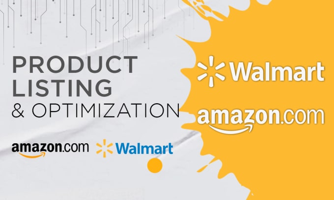 Gig Preview - List your products on amazon and walmart marketplace and optimize them