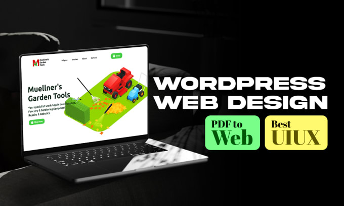 Gig Preview - Create professional design wordpress website