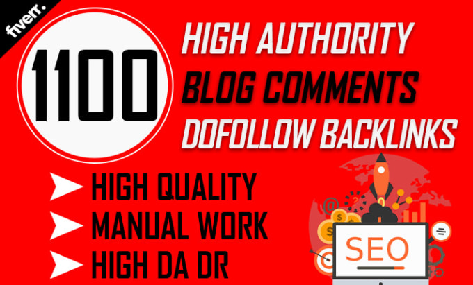 Gig Preview - Provide 1100 blog comment seo dofollow backlinks on high quality sites