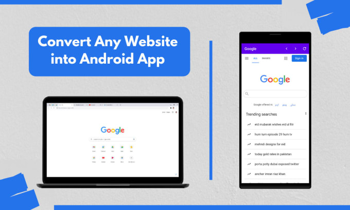 Gig Preview - Convert the website to android app