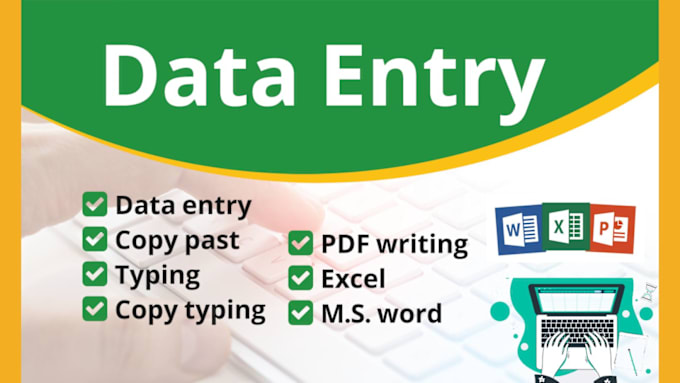 Gig Preview - Do fast data entry, web research, copy paste, excel data entry, pdf to ex