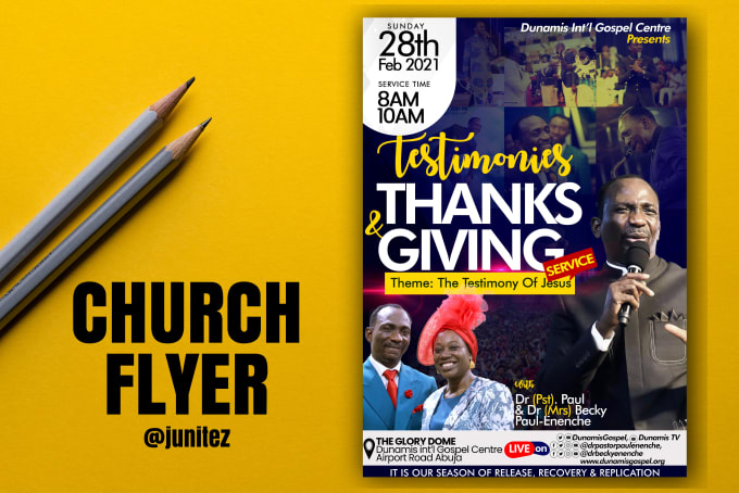 Gig Preview - Create amazing church flyers