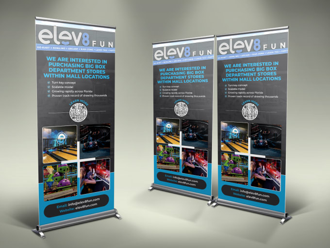 Gig Preview - Design a roll up banner