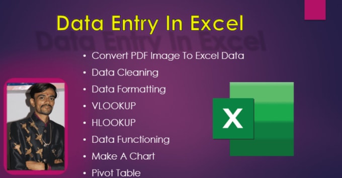 Gig Preview - Data entry in excel fasted