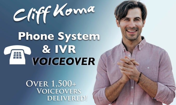 Gig Preview - Record a smooth voice over for your phone IVR or voicemail