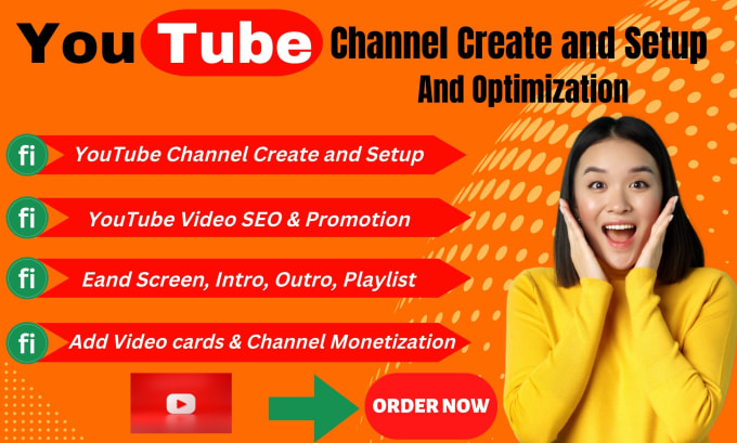 Gig Preview - Create and setup youtube channel video SEO with marketing