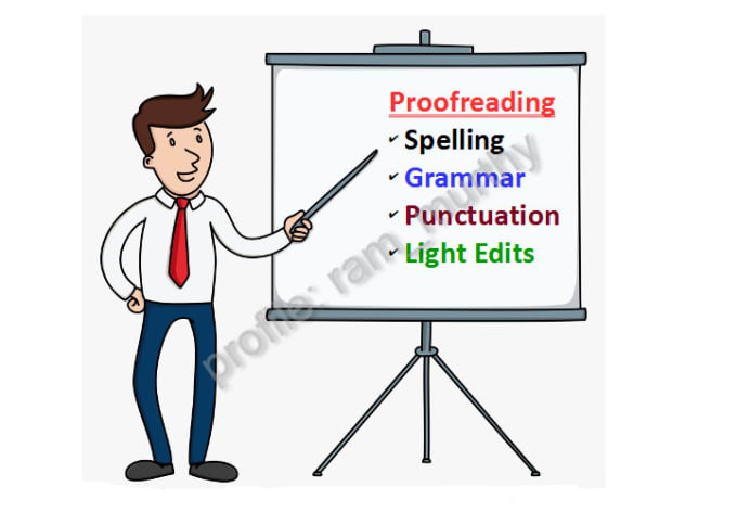 Gig Preview - Proofread your content for spelling, grammar, punctuation