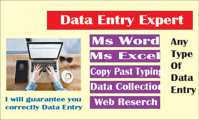 Bestseller - do any type of data entry