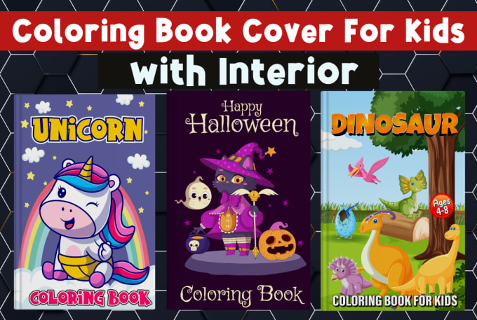 Gig Preview - Create coloring book pages and cover for your amazon KDP