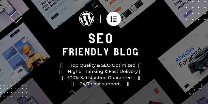 Gig Preview - Write SEO friendly articles and blog posts within 24 hours