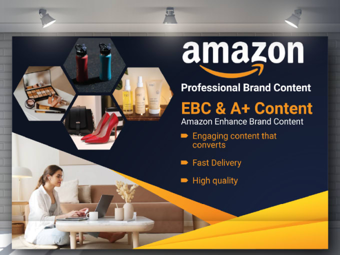 Gig Preview - Design amazon enhanced brand content ebc a plus page