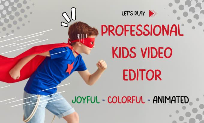 Bestseller - be your professional kids youtube colorful video editor