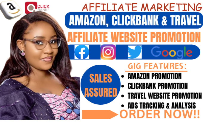 Gig Preview - Create clickbank account amazon affiliate marketing landing page sales funnel