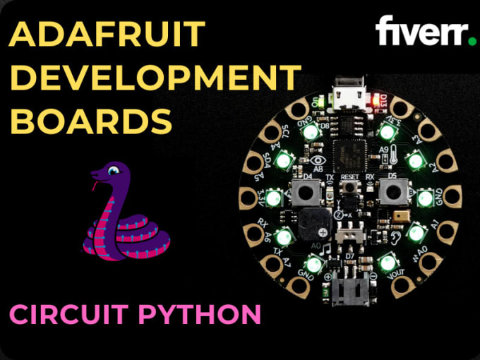 Gig Preview - Program adafruit boards with circuit python or arduino