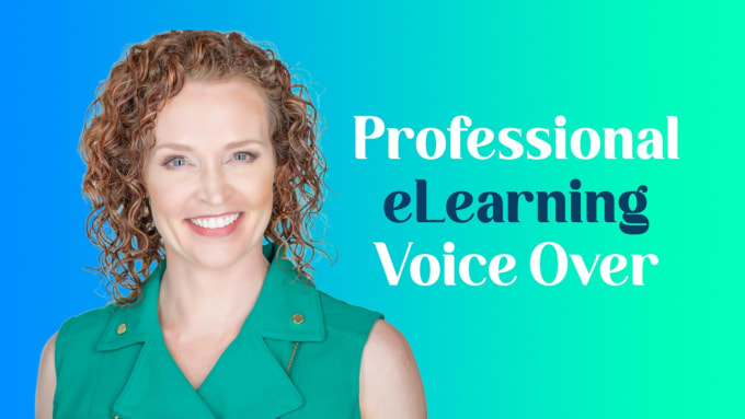 Gig Preview - Record an engaging elearning voice over