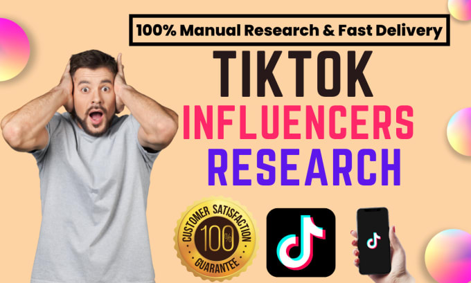 Gig Preview - Find best tiktok influencer for influencer marketing