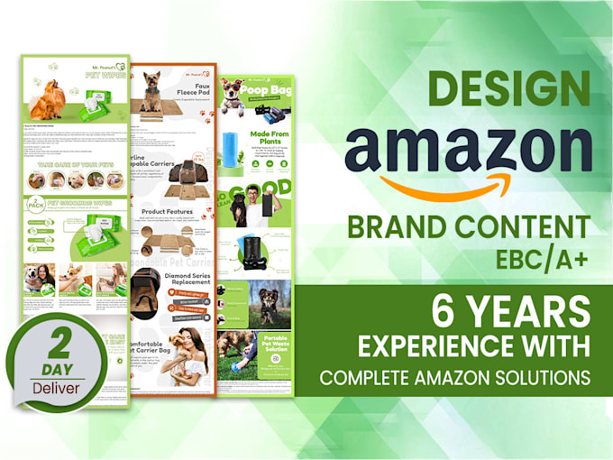 Gig Preview - Create amazon ebc design enhanced brand content a plus page