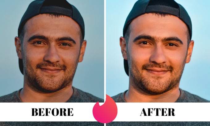 Gig Preview - Edit your 5 photos to create the perfect tinder profile