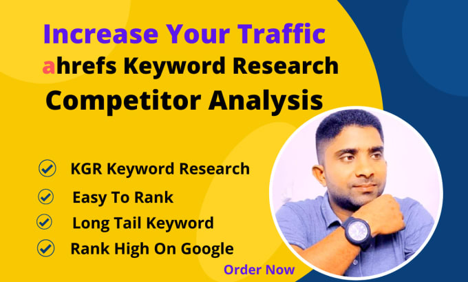 Gig Preview - Do ahrefs keyword research and competitor analysis