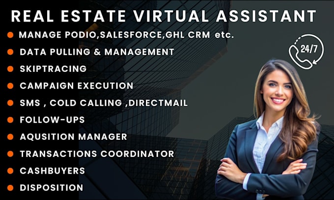 Gig Preview - Be your wholesale real estate virtual assistant