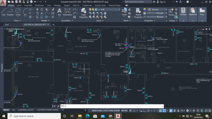 Gig Preview - Design and create 2d autocad electrical and fire alarm dwgs