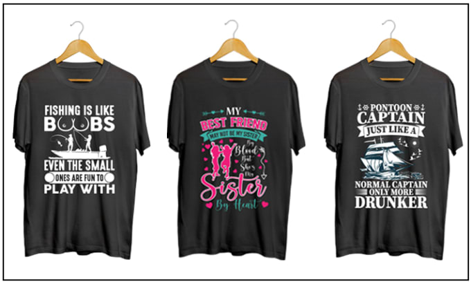 Gig Preview - Create custom typography t shirt design