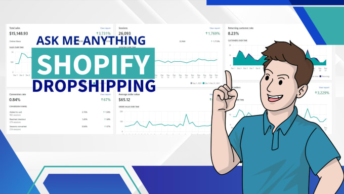 Bestseller - introduce you to shopify dropshipping and consult you