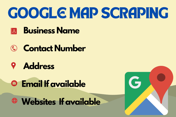 Gig Preview - Do google map scraping business data with emails