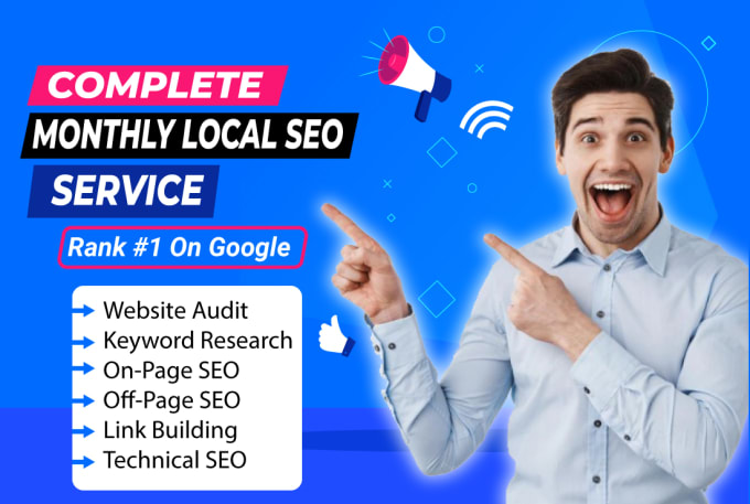 Gig Preview - Do complete monthly local SEO service for google top ranking