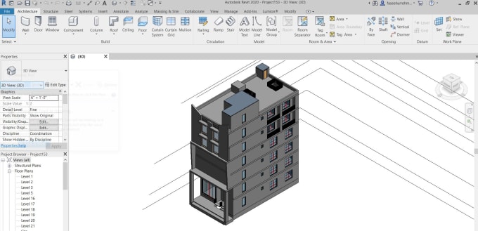 Gig Preview - Do complete architecture project in revit and mep design