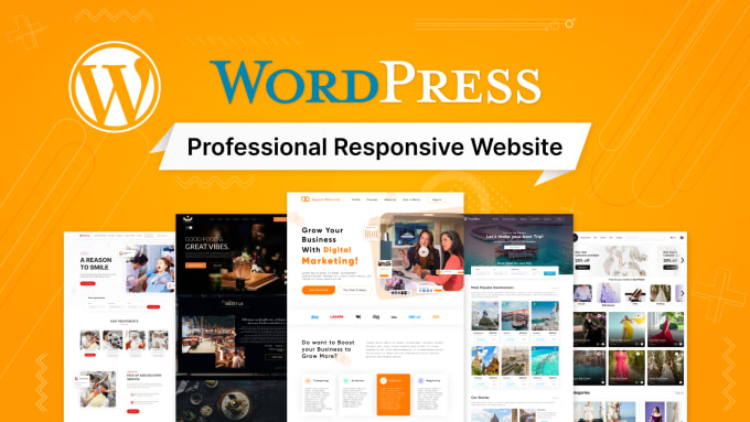 Gig Preview - Create professional responsive wordpress website