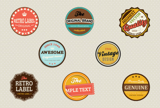 Bestseller - design a professional retro logo, badge, label