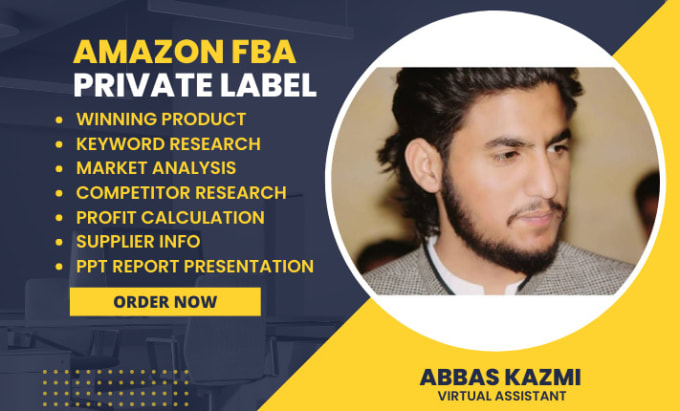 Gig Preview - Do amazon product hunting  and product sourcing for fba pl