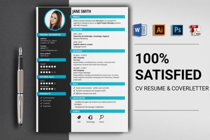 Gig Preview - Design a professional resume, CV ,cover letter in 4 hours