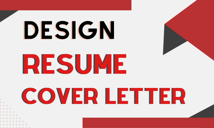 Gig Preview - Design template for resume, CV, cover letter