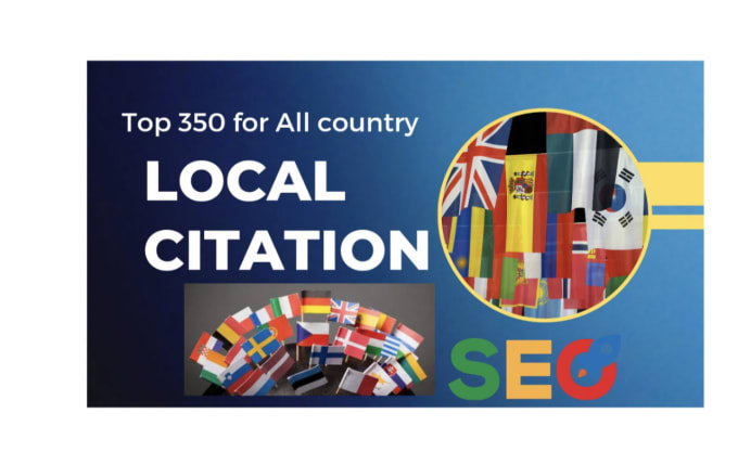 Gig Preview - Do usa, uk, canada, australia, germany, uae, local citations for local SEO