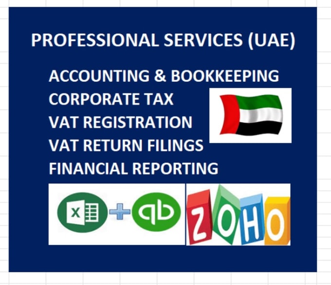 Gig Preview - Be your uae virtual accountant and bookkeeper