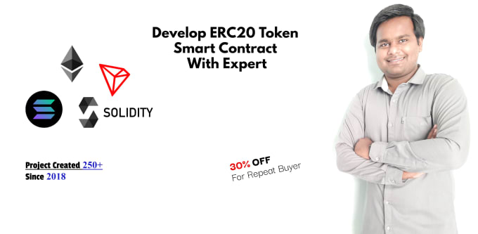 Gig Preview - Create erc20 token smart contract in solidity