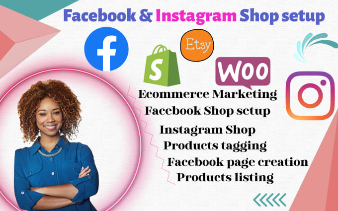 Gig Preview - Setup facebook shop and instagram shop for ecommerce store marketing