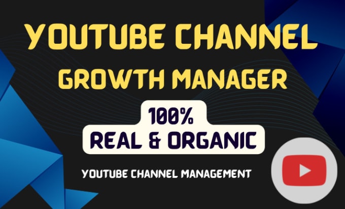 Gig Preview - Do youtube channel growth manager and video SEO expert