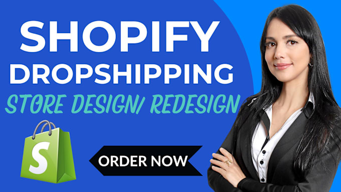 Gig Preview - Create shopify dropshipping store,  shopify one product store design