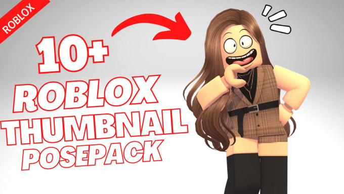 Gig Preview - Make 10 transparent roblox poses for your youtube thumbnail