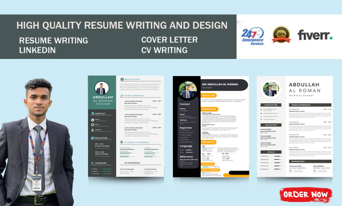 Gig Preview - Do professional resume writing, CV writing, and cover letter